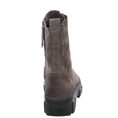 PAUL GREEN Boot Mittelbraun Leder 
