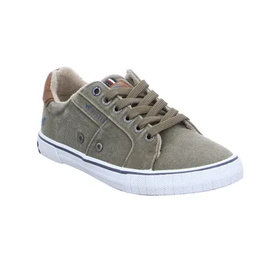MUSTANG Stoffschuh Olive Textil 