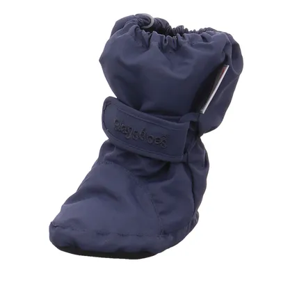 PLAYSHOES Thermofüssling Krabbelschuh Blau Textil 