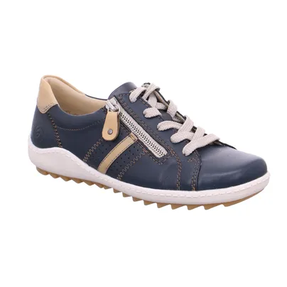 REMONTE Schnürschuh Blau Leder REMONTE Schnürschuh Blau Leder