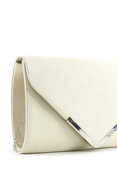 TAMARIS Clutch Bag Clutch / Abendtasche Beige Textil TAMARIS Clutch Bag Clutch / Abendtasche Beige Textil