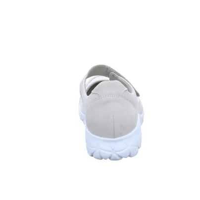 WALDLÄUFER mit Wechselfussbett Comfort-Ballerina Hellgrau Leder WALDLÄUFER mit Wechselfussbett Comfort-Ballerina Hellgrau Leder
