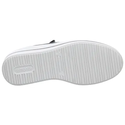 REMONTE mit Wechselfussbett Sneaker Schwarz Leder 