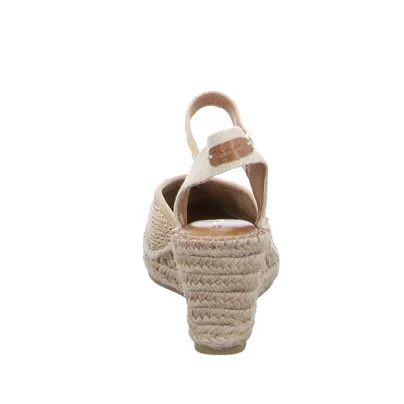 TAMARIS Espadrille-mit Absatz Gold Textil TAMARIS Espadrille-mit Absatz Gold Textil