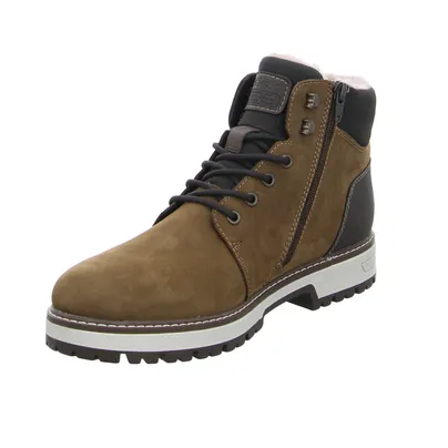 RIEKER Winter-Boots Braun Leder 
