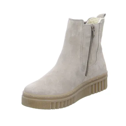 GABOR Comfort-Boot Beige Leder 