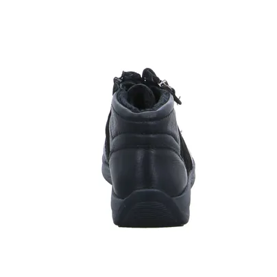VAN DER LAAN mit 2RV Comfort-Mid Cut Sneaker Schwarz Leder VAN DER LAAN mit 2RV Comfort-Mid Cut Sneaker Schwarz Leder