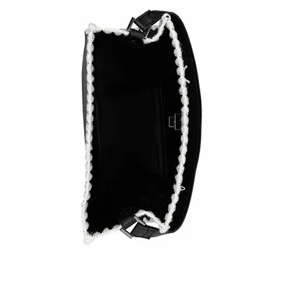 REMONTE Sommertasche Schwarz Lederimitat  Bag in Bag 