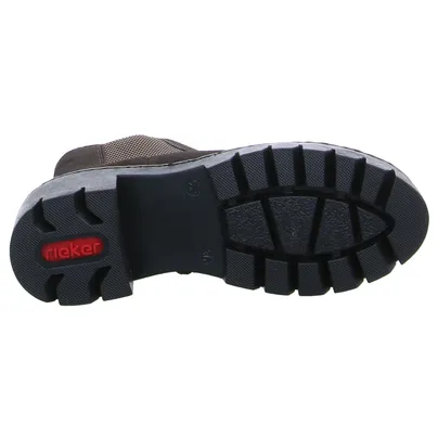 RIEKER Stiefelette Braun Lederimitat RIEKER Stiefelette Braun Lederimitat