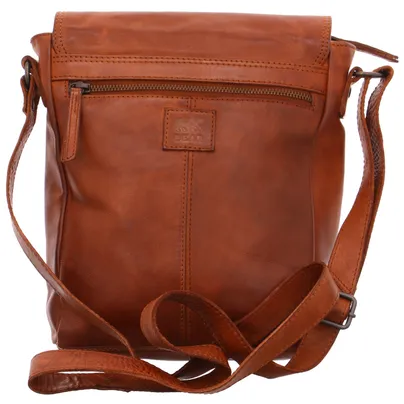 BEAR DESIGN Umhängetasche Cognac Leder BEAR DESIGN Umhängetasche Cognac Leder