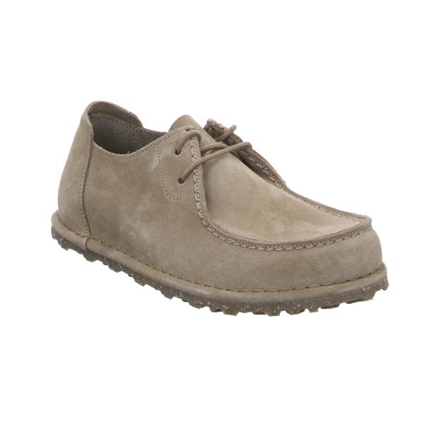 Bild 1 - BIRKENSTOCK Schnürschuh Taupe Leder