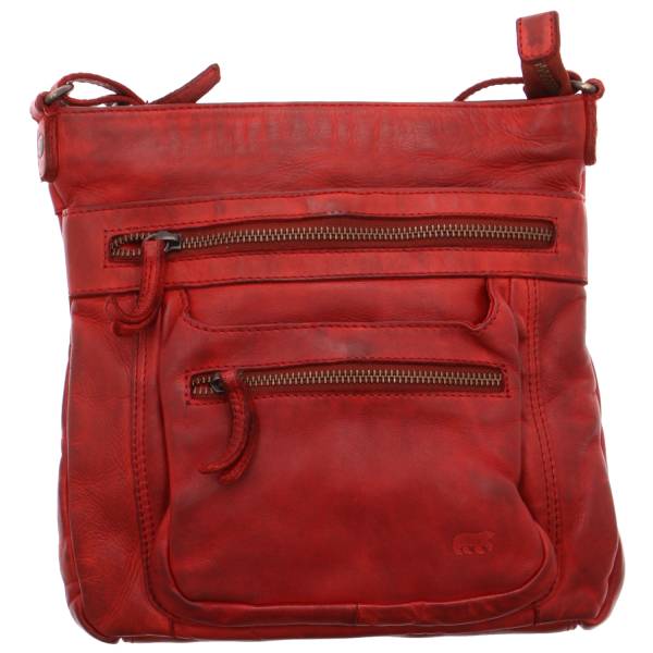 Bild 1 - BEAR DESIGN Umhängetasche Rot Leder