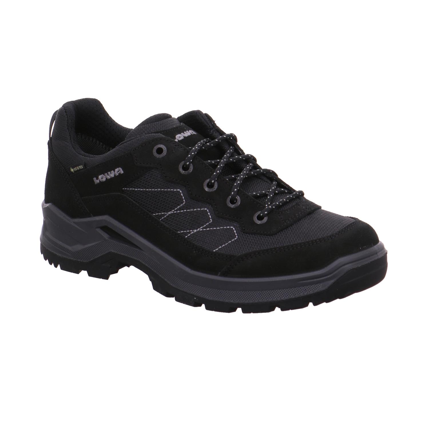 LOWA Walking + Outdoor Schwarz Lederimitat