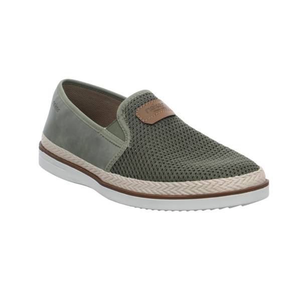 Bild 1 - RIEKER Espadrilles Olive Synthetik