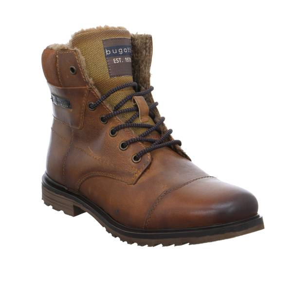 Bild 1 - BUGATTI SHOES Winter-Boots Cognac Leder