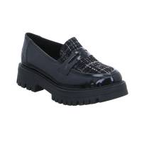 Bild 1 - RIEKER Slipper Schwarz Lederimitat Bild 1 - RIEKER Slipper Schwarz Lederimitat