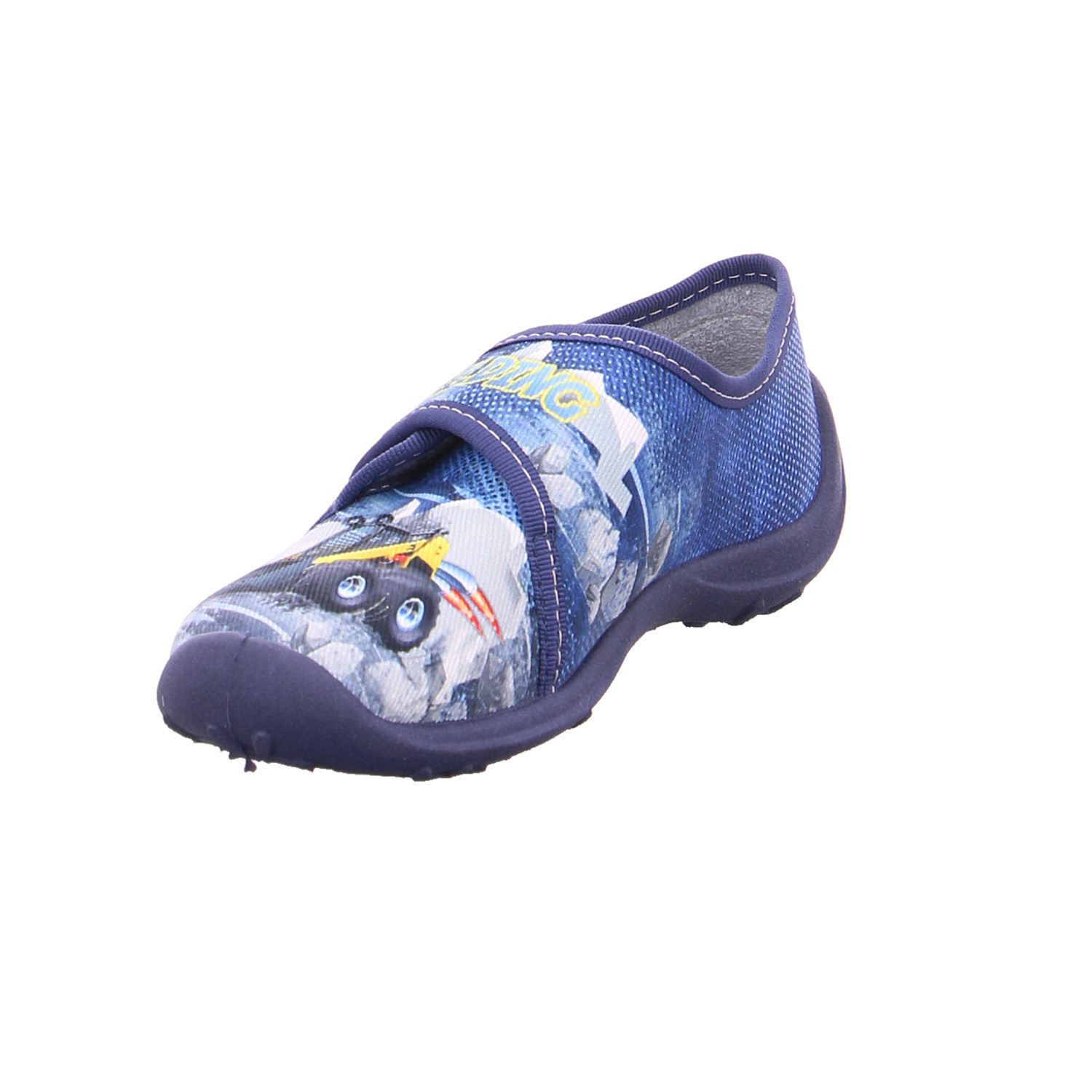 FISCHER Kinder-Hausschuh Blau Textil Jungen AR7439