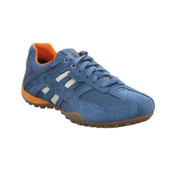 Bild 1 - GEOX Halbschuhe Sneaker Blau Leder