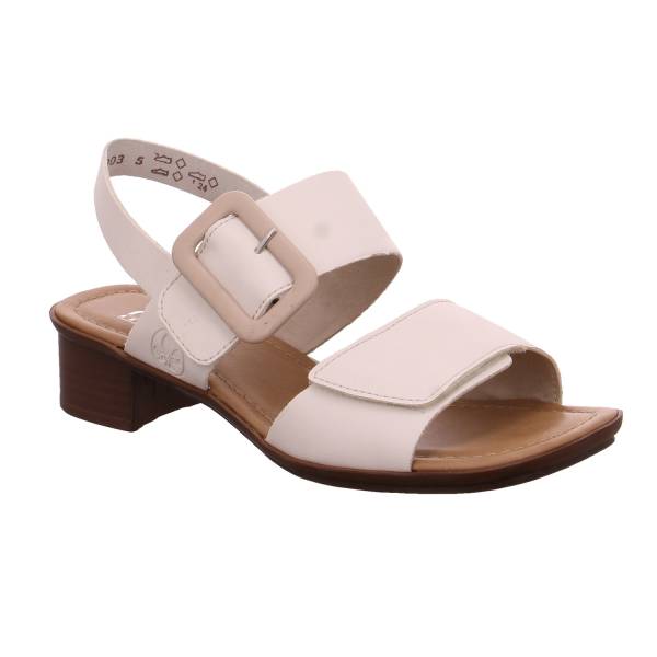 Bild 1 - RIEKER Sandalette Offwhite Lederimitat