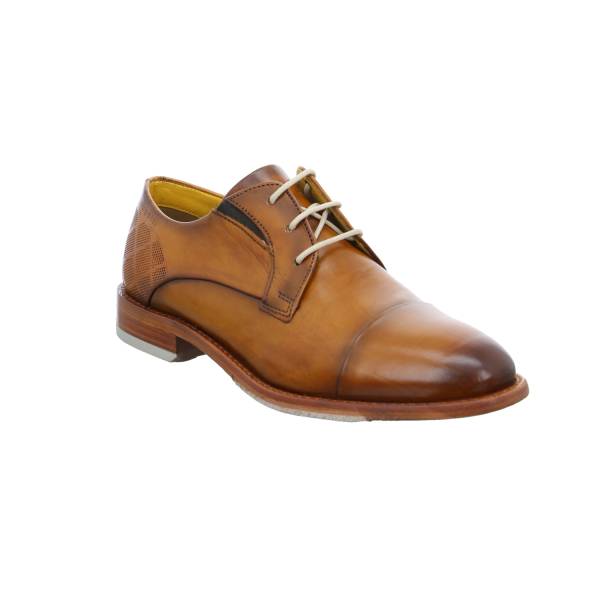 Bild 1 - BUGATTI SHOES Halbschuh-City Cognac Leder