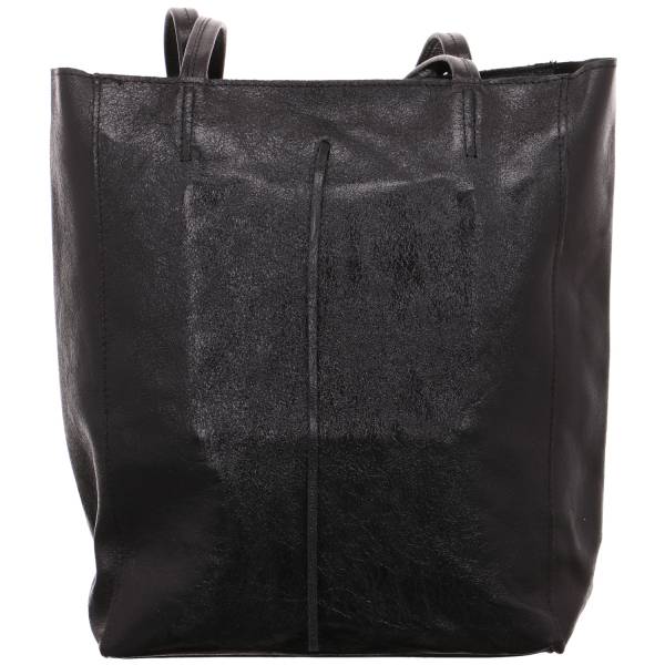 Bild 1 - * Shopper Schwarz Leder