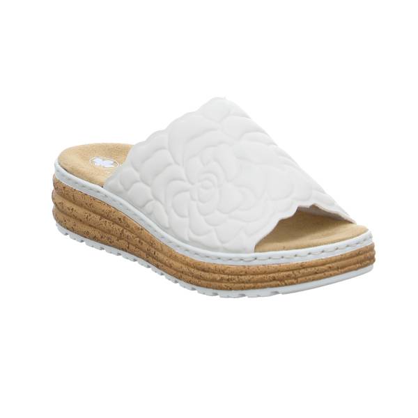 Bild 1 - RIEKER Comfort-Pantolette Beige Lederimitat