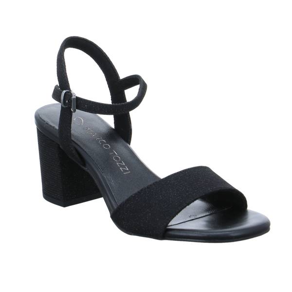 Bild 1 - MARCO TOZZI Sandalette Schwarz Textil