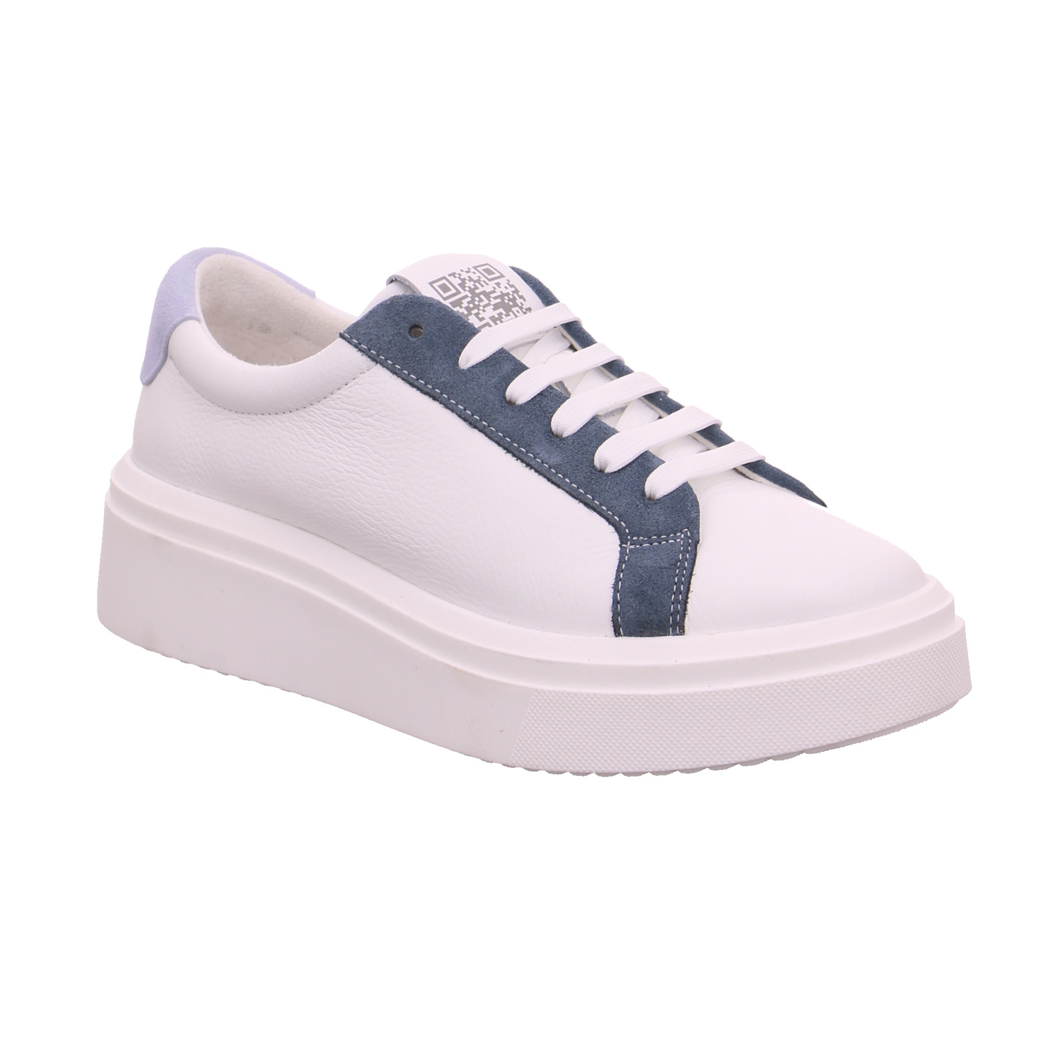 PX Sneaker Weiss Leder mit Wechselfussbett