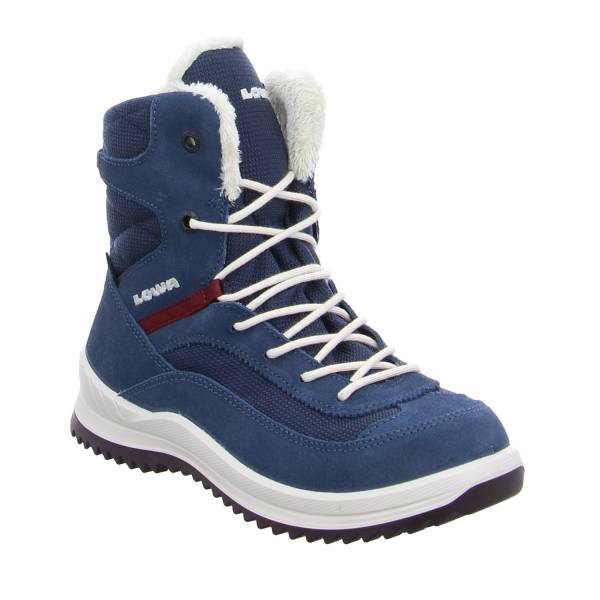 Bild 1 - LOWA Jungen- Snowboot Membran Blau Textil Winter-Sneaker high