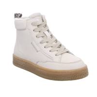 TAMARIS Mid Cut Sneaker Beige Leder