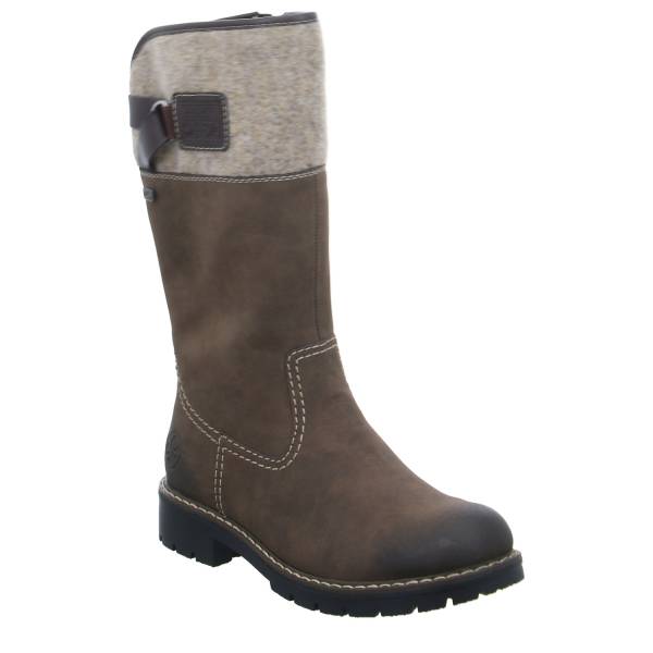 Bild 1 - RIEKER Stiefel Braun Lederimitat mit Rieker-TEX