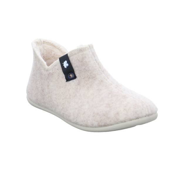 Bild 1 - VAN DER LAAN Hausschuh Beige Textil