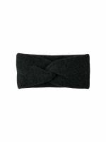 PIECES Stirnband Schwarz Textil