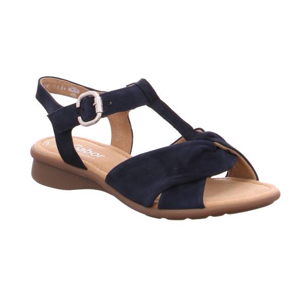 Bild 1 - GABOR Comfort-Sandalette Blau Leder