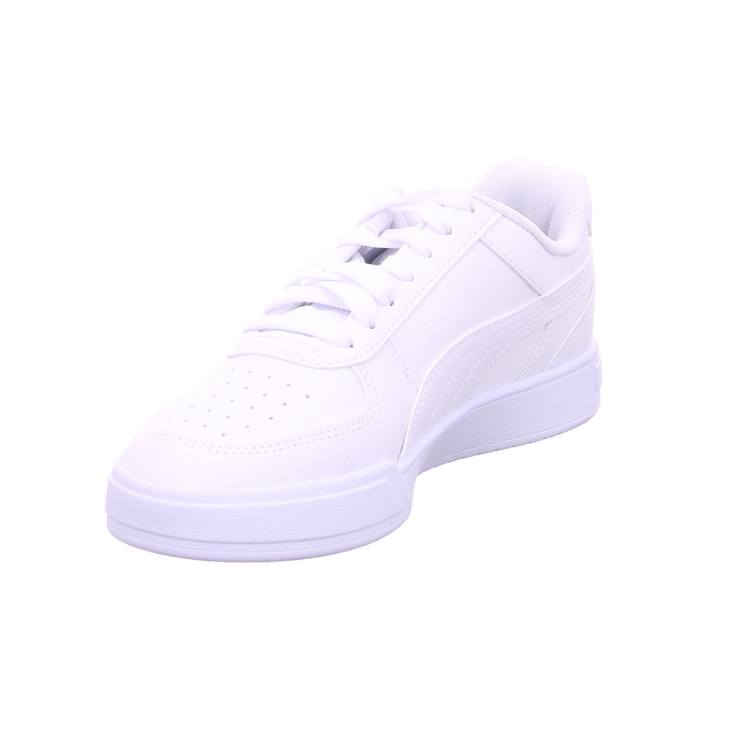 PUMA Kinder Sportschuh Weiss Leder AR6567