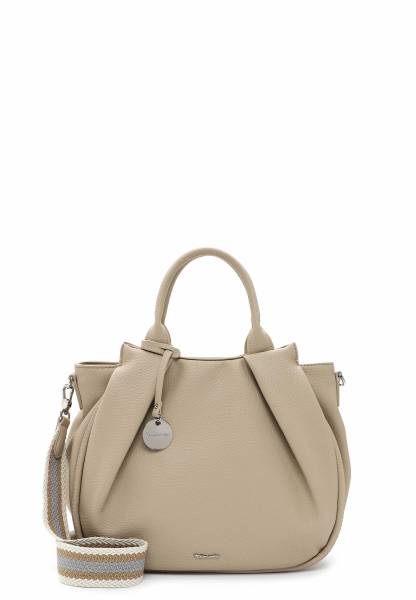 Bild 1 - TAMARIS Henkeltasche Beige Lederimitat Ja