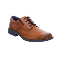 Bild 1 - BUGATTI SHOES Halbschuh-City Cognac Leder Bild 1 - BUGATTI SHOES Halbschuh-City Cognac Leder