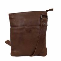 BEAR DESIGN Umhängetasche Braun Leder