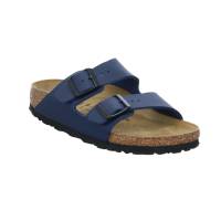 BIRKENSTOCK Bio-Fussbett Blau Lederimitat