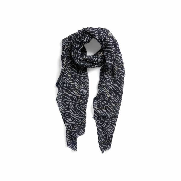 Bild 1 - PIECES Schal Schwarz Textil