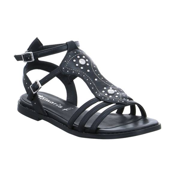 Bild 1 - TAMARIS Sandalette Schwarz Lederimitat