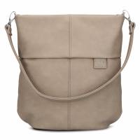 ZWEI Umhängetasche Beige Lederimitat