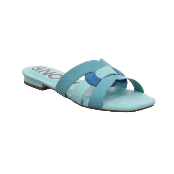 Bild 1 - MENBUR Trekking-Pantolette Türkis Textil