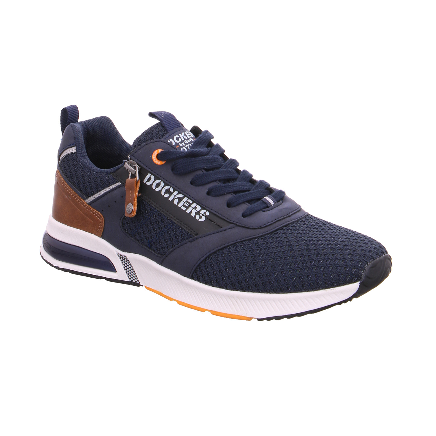 DOCKERS Halbschuhe Sneaker Stoff Blau Synthetik