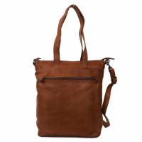 BEAR DESIGN Shopper Cognac Leder