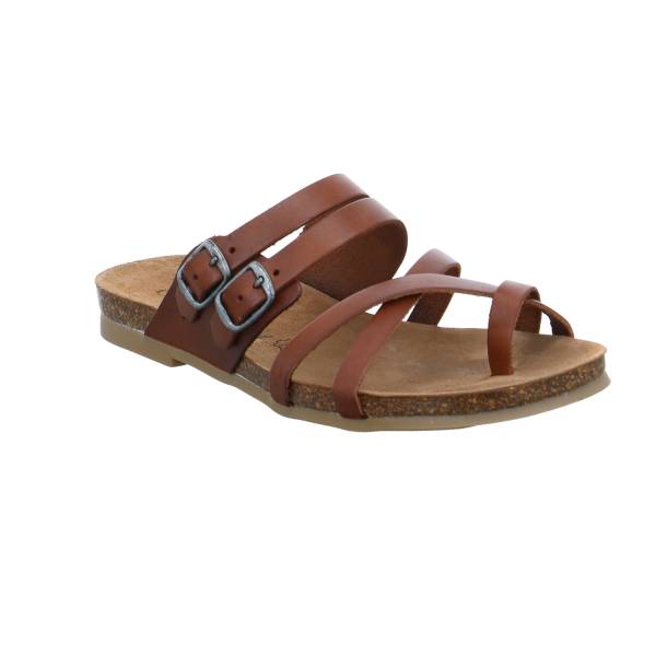 Bild 1 - * Zehentrenner / FlipFlop Cognac Leder