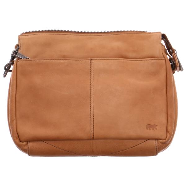 Bild 1 - BEAR DESIGN Umhängetasche Taupe Leder