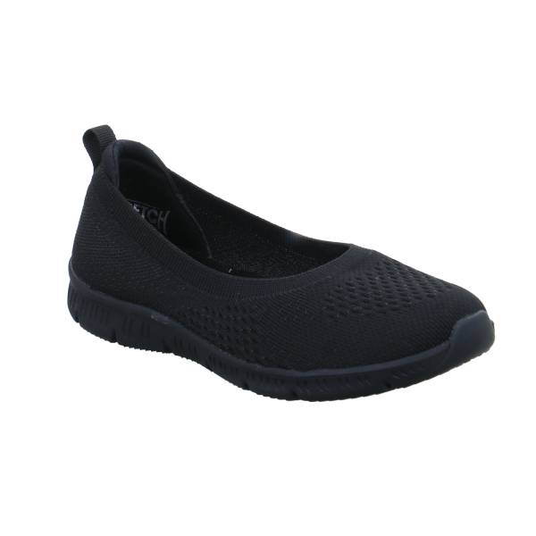 Bild 1 - SKECHERS Ballerina Schwarz Textil Vegan