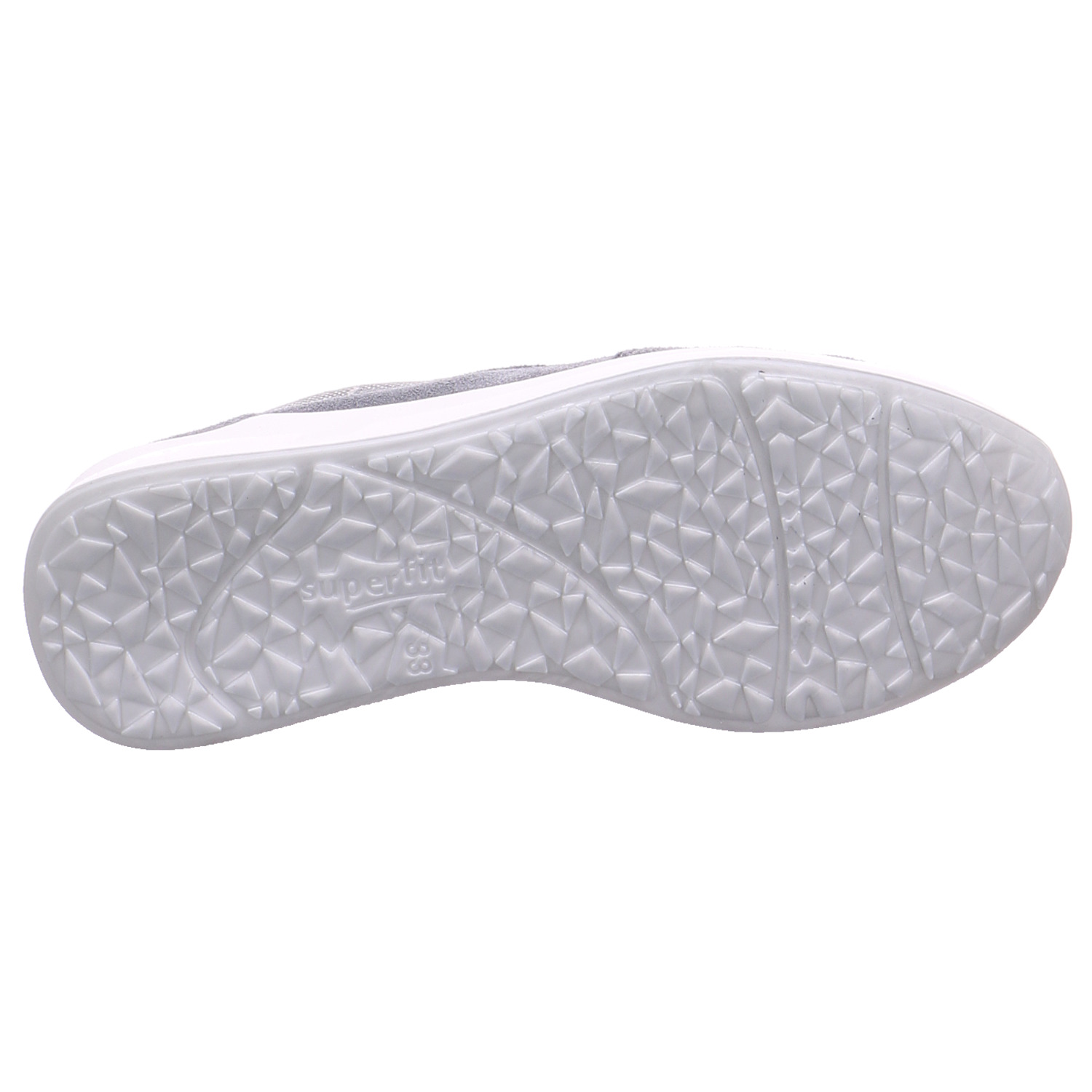 SUPERFIT Mädchen-Halbschuh Binder Grau Textil Sneaker YB7790