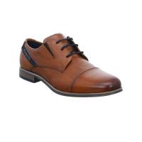 Bild 1 - BUGATTI SHOES Halbschuh-City Cognac Leder Bild 1 - BUGATTI SHOES Halbschuh-City Cognac Leder